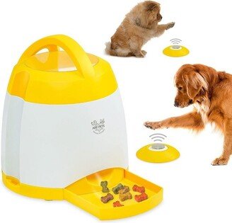 Arf Pets Memory Training Dog Treat Dispenser Toy w/2 Remote Buttons