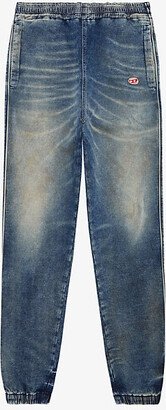 Mens 1 D-lab Faded-wash Tapered-leg Stretch-denim Jeans