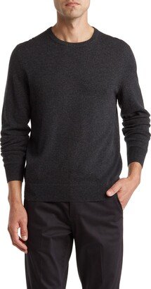 Rib Trim Cashmere Sweater