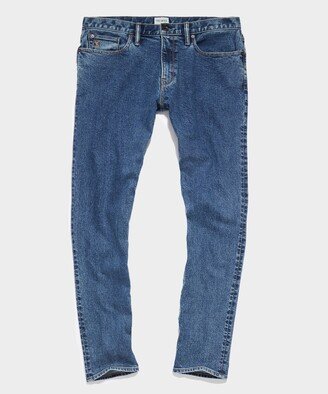 Slim Fit Stretch Jean in Vintage Blue Wash