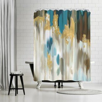 71 x 74 Shower Curtain, Seaway by PI Creative Art