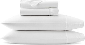 Percale Hemmed Sheet Set, King