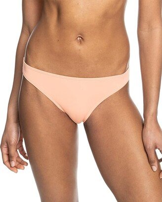 Solid Beach Classics Moderate Bottoms (Papaya Punch) Women's Swimwear