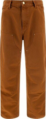 Straight-Leg Double Knee Trousers