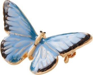 Fable England Fable Enamel Blue Butterfly Brooch