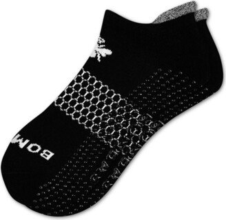 Men's Gripper Ankle Non-Slip Socks Perfect For Yoga, Pilates, and Barre Workouts - Black - XL - Cotton