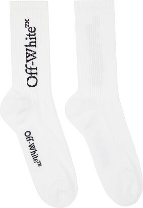 White Logo Socks