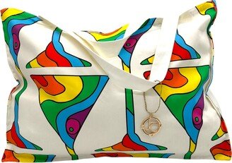 Julia Clancey Rainbow Martini Tote Bag