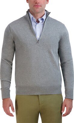 Supima® Cotton Half Zip Sweater