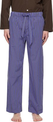 Blue & Brown Striped Pyjama Pants