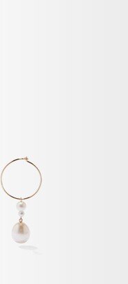 L'eau Pearl & 14kt Gold Single Hoop Earring