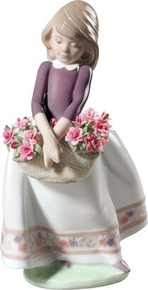 May Flowers Girl Figurine