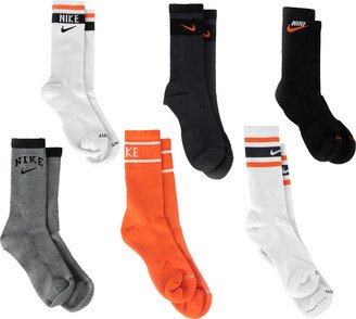 Everyday Plus Cushioned 6 Pack Mens Crew Socks