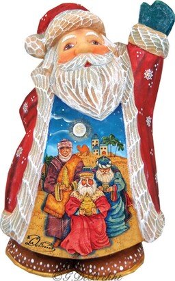 G.DeBrekht Three Kings Santa Figurine