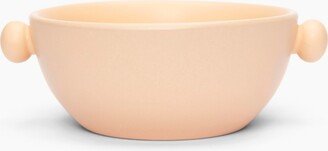 Bobble Ceramic Dog Bowl - Rose - Medium - Light/pastel Pink