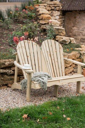 Outdoor Living Double Adirondack relax garden bench