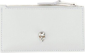 Skull Stud Zipped Wallet-AA