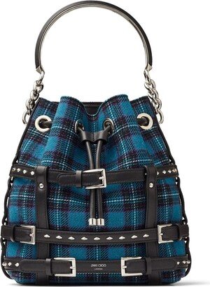 Bon Bon tartan bucket bag