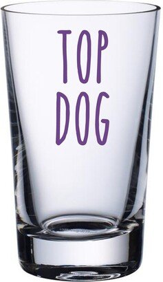 Top Dog - Vinyl Sticker Decal Labels For Glasses, Mugs. Work Colleague, Boss, Manager, Gift, Celebrate, Party