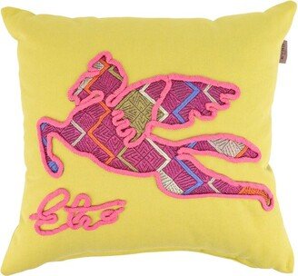 Logo Embroidered Cushion