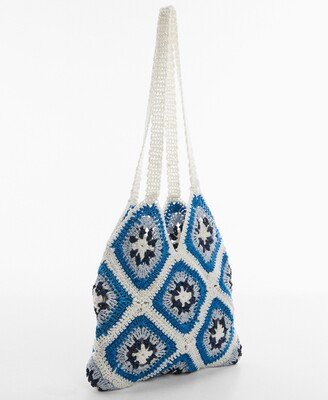 Women's Bucket Crochet Bag