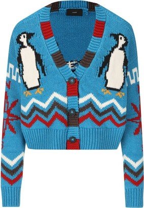 For The Love Of Penguins Cardigan-AA