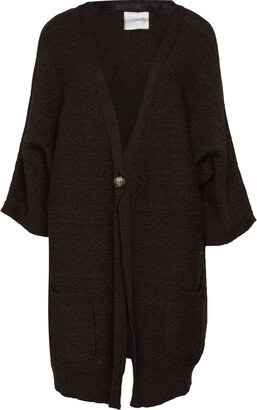 MARCH 23 Cardigan Dark Brown