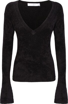 Mattia V-neck Sweater Black