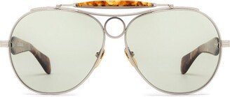 Aspen Aviator Frame Sunglasses