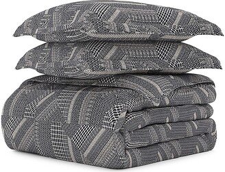 3-Piece Aztec Print Cotton Quilt Set