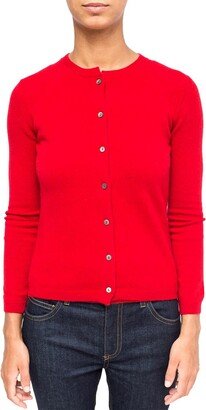 LA ROSE cardigan cashmere rosso