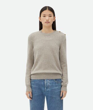 Cashmere Sweater With Knot Buttons