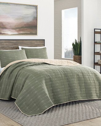 Troutdale Green Quilt Set