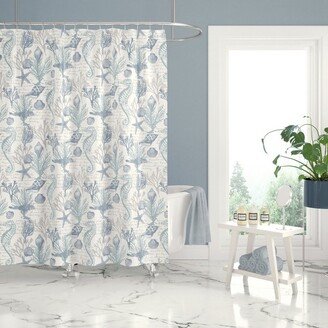 Galapagos Lined Shower Curtain with Grommets - Levtex Home