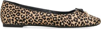 Nori Leopard Printed Ballet Flat Shoes