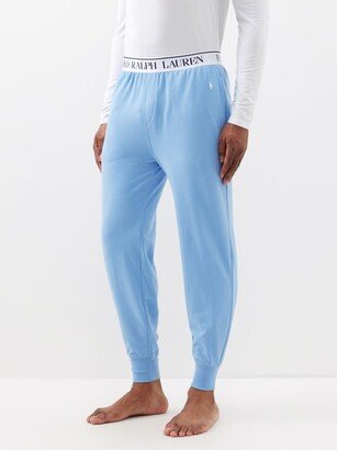 Logo-embroidered Cotton-blend Pyjama Trousers