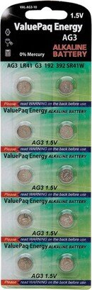 Dantona® ValuePaq Energy AG3 Alkaline Button Cell Batteries, 10 Pack