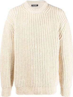 Chunky-Knit Crew-Neck Jumper