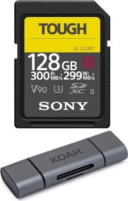 128GB UHS-II Tough G-Series SD Card with Dual-Slot Card Reader