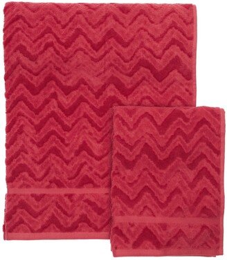 MISSONI HOME COLLECTION Set of 2 Rex cotton towels-AA