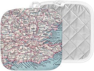 London Map Hot Pad - Pot Holder Kitchen Airbnb Gift Trip Wedding