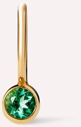 May Birthstone - Gold Mini Emerald Charm