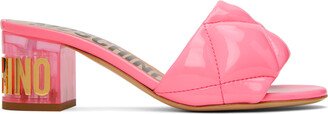 Pink Quilted Mules