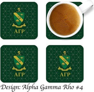 Alpha Gamma Rho Beverage Coasters Square | Set Of 4