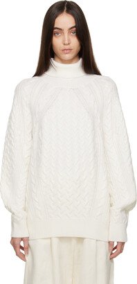 White Techmerino Turtleneck