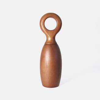 Modern Wood Salt & Pepper Mill With Circular Top Handle | Housewarming Gift Ideas Chef's Favorites