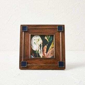 Opalhouse designed with Jungalow 4 x 4 Wood Resin Single Picture Table Frame Walnut - Opalhouse™ designed with Jungalow™