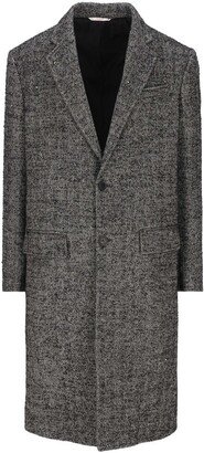 Single-Breasted Long-Sleeved Coat-AL