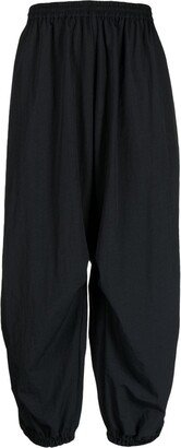 Elasticated-Waistband Jogger Pants