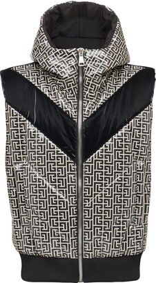 Monogram-Print Puffer Gilet